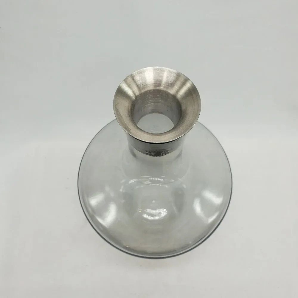 MCM Vintage Discontinued Ikea HÄMTA by Gunnel Sahlin Smoke Glass Decanter Carafe